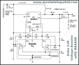 Solar Cell Voltage Booster with MAX856