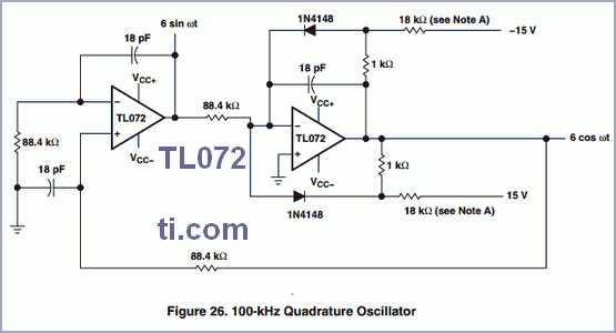 Dual Low-Noise JFET Opamp TL072