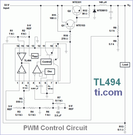 TL494 - SMPS PWM Classic Controller