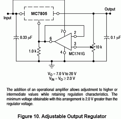 Adjustable voltage regulator